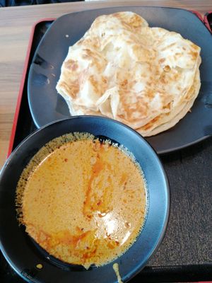 Vegetarian prata at Green Age 善提素 in West Singapore