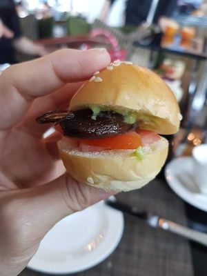 Mini burger at The Landing Point in Central Singapore