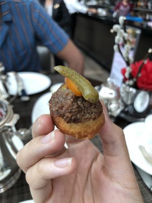 One of the selections of the Vegan afternoon tea set at The Landing Point in Central Singapore
