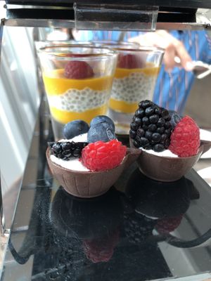 One of the selections of the Vegan afternoon tea set at The Landing Point in Central Singapore