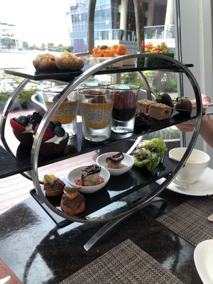 One of the selections of the Vegan afternoon tea set at The Landing Point in Central Singapore