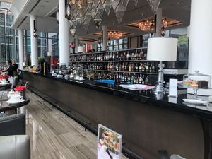 Interior, bar at The Landing Point in Central Singapore