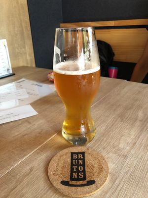 Perfect for a hot day (a Canadian IPA) at Bruntons in Yokohama