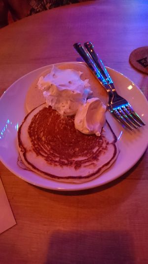 Beer pancake at Bruntons in Yokohama