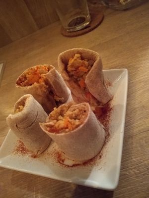 Pita rolls at Bruntons in Yokohama