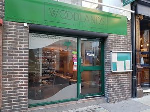 front at Woodlands - Leicester Square in London
