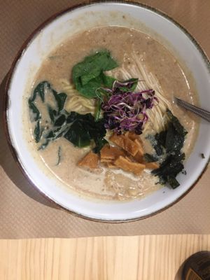 Vegan Ramen in La Latina Madrid at Yan Ken Pon - La Latina in Madrid