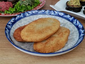 Cornbread at Machakhela in Tbilisi