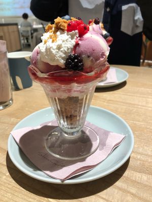 Very Berry Parfait at Shiro Cafe in Tokyo