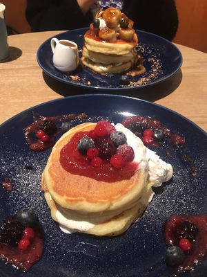 Berry Pancakes at Shiro Cafe in Tokyo