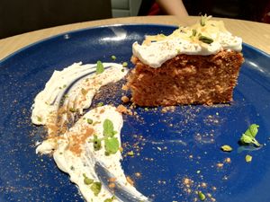 Ginger carrot cake at Shiro Cafe in Tokyo