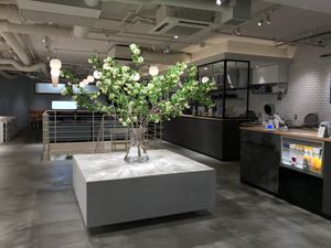 Restaurant entrance at Shiro Cafe in Tokyo