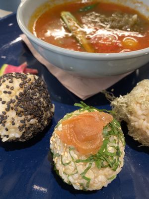 Tomato soup set  at Shiro Cafe in Tokyo