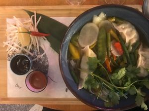 Vegan Pho at Hanoi Ca Phe in Lyon