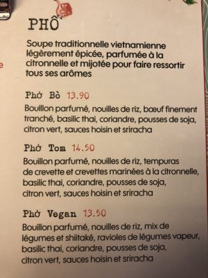 Phò Vegan  at Hanoi Ca Phe in Lyon
