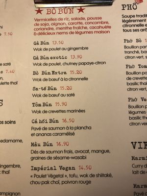 Bo bun Vegan  at Hanoi Ca Phe in Lyon