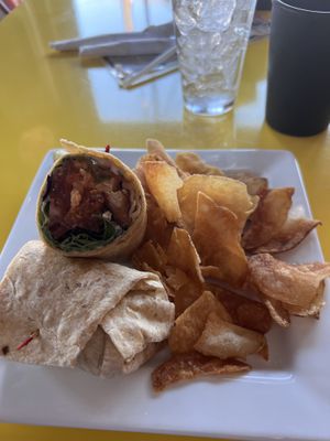 Vegan wrap   at Balloons Restaurant & Night Club in Ellicottville