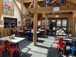 Interior at Surf Beach Bar in Sennen