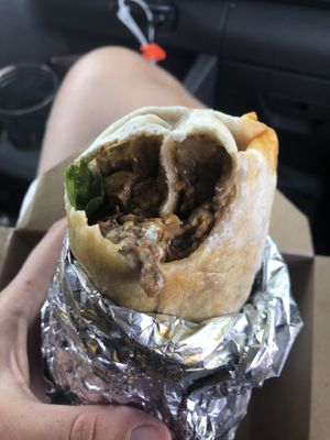 Cauliflower breakfast burrito was amazing! at VEERA in Missoula