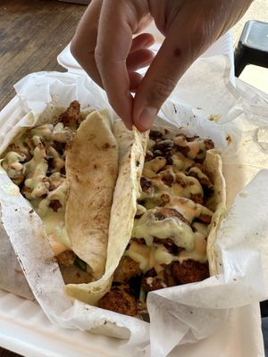 666 cauliflower tacos  at VEERA in Missoula