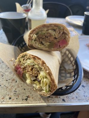 Chicken shawarma  at Vegan Lebanese Street Food in Bondi