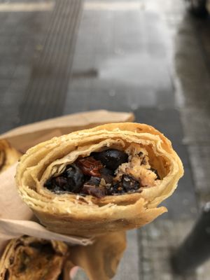 Olive and sun dried tomato    at New Land in Sofia