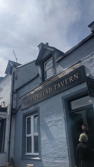 The outside at The Pierhead Tavern in Isle Of Arran