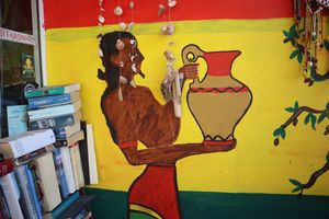 Caribbean/African art  at Mad Irie in Crete