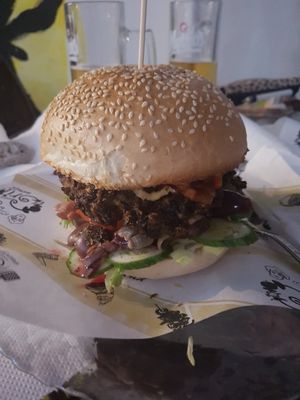 The Burger at Mad Irie in Crete