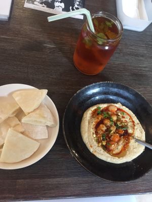 Hummus to make you cry bcz it’s sooooo good!!! at Cocomomo & Co in Osaka