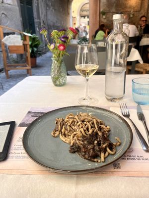 Charming spot for pasta and a glass of wine   at Oleoteca Bartolomei l'Olio Orvieto con Cucina in Orvieto
