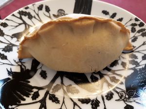 Vegetable and Tofu Pasty at Riverside Deli in Nelson