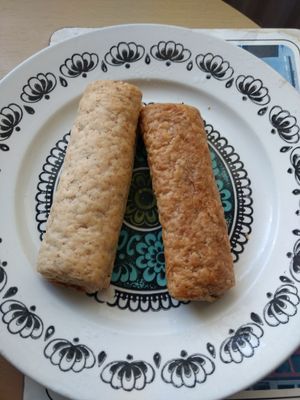 Veg sos rolls at Riverside Deli in Nelson