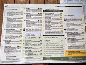 Menu part2 at Mingle Cafe in Larnaca