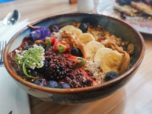 Black Forest Açai at Mingle Cafe in Larnaca