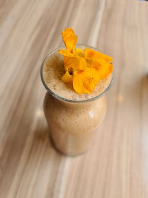 Espresso banana smoothie at Mingle Cafe in Larnaca