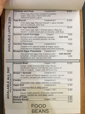 Almost 100% veg at Blueprint Coffee in St Louis