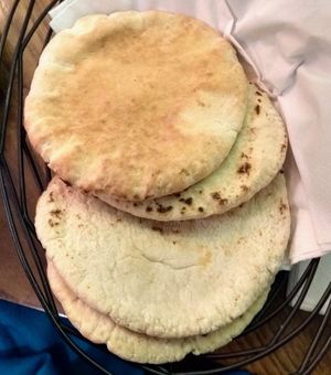 Lebanese flat bread #Veganuary at Teta's Lebanese Kitchen in North West London