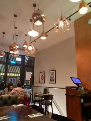 Dining room #Veganuary at Teta's Lebanese Kitchen in North West London