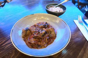 mousaka at Teta's Lebanese Kitchen in North West London