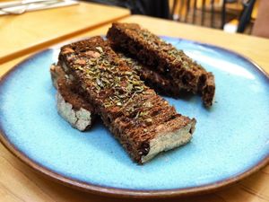 The bread seemed old.. at Noshi Coffee in Porto