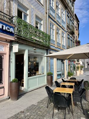 Front of the store   at Noshi Coffee in Porto