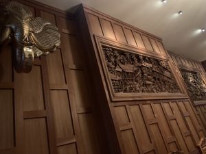 Amazing food carvings  at Thai Emerald in Evesham