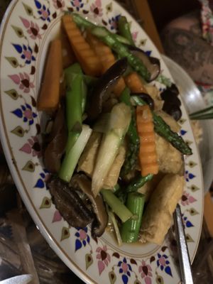 Tofu stir fry  at Thai Emerald in Evesham