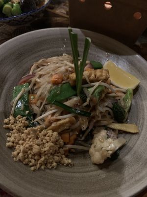  Tofu pad Thai  at Thai Emerald in Evesham