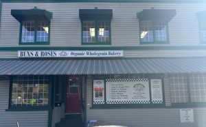   at Buns and Roses Organic Wholegrain Bakery in Edmonton