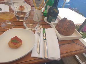 Fried starter at Da Gabrisa in Positano