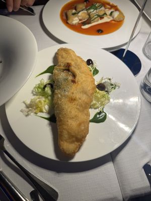 Pizza di scarola   at Da Gabrisa in Positano