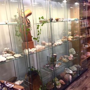 Soo many crystals! at Alternity Elixir Bar in Toronto