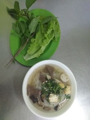 Pho vegan at Au Lac Chay - Bach Dang in Nha Trang